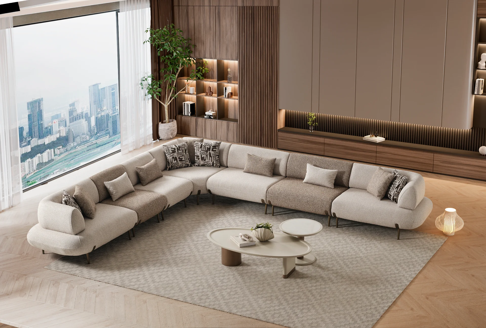 Candy Maxi̇ Ecksofa-Garnitur
