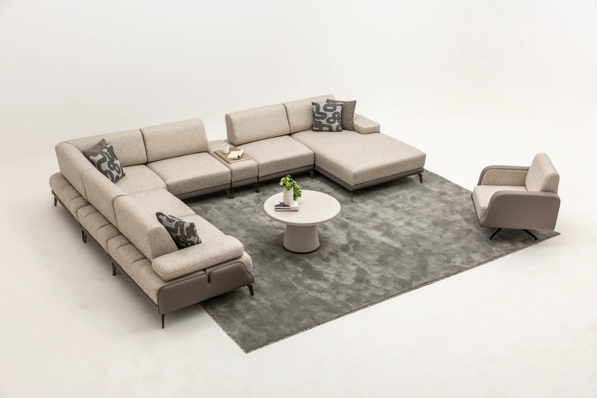 Ecksofa-Garnituren